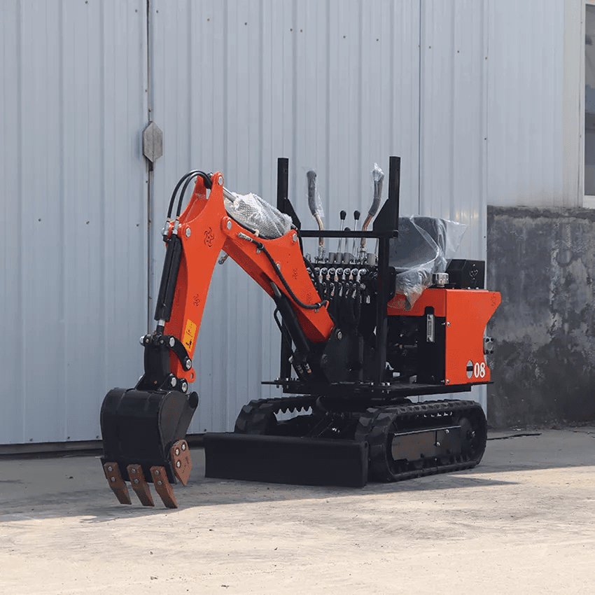 Mini excavadora en alquiler